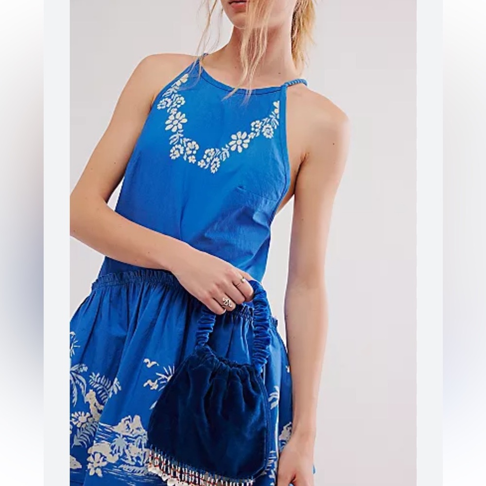 Free People Deserted Island Mini Dress NWOT